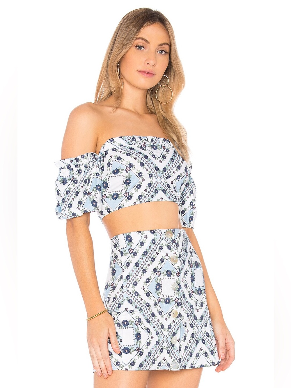 TULAROSA Tommy Crop in Abbot Print